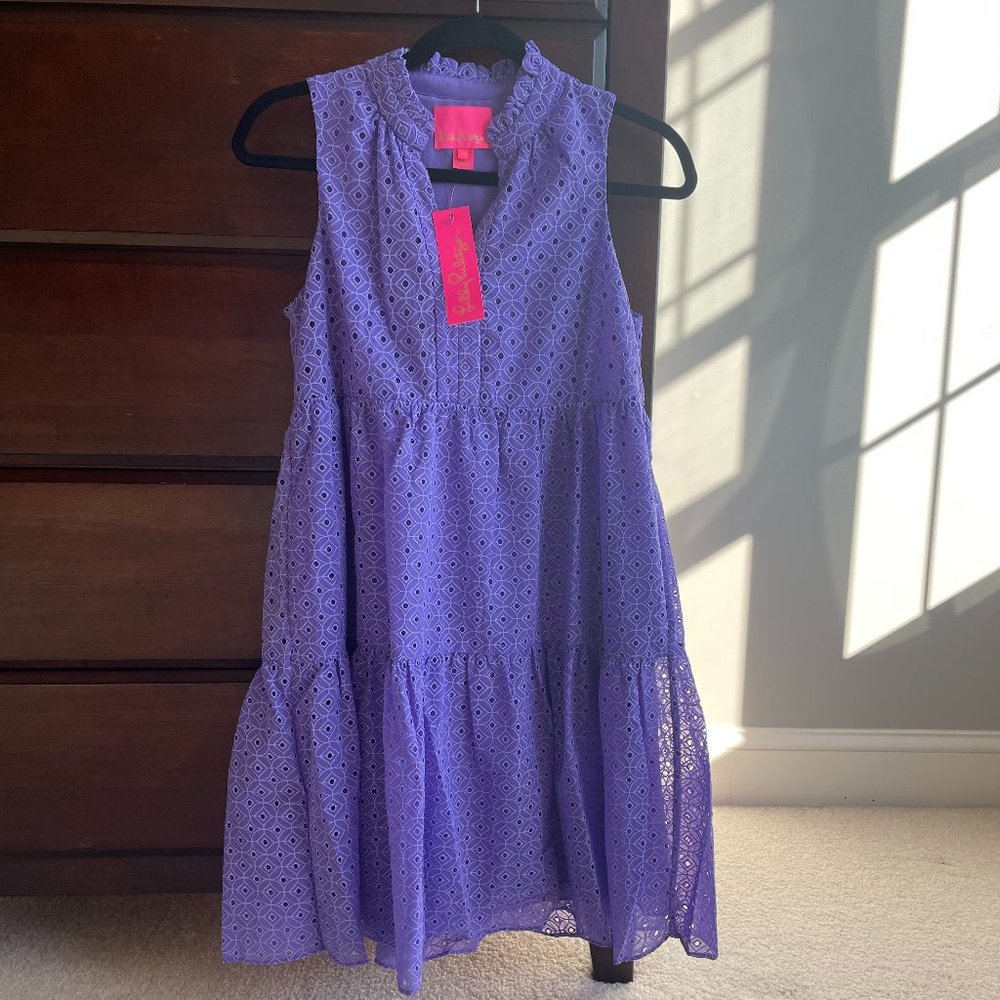 Lilly Pulitzer Novella Eyelet Swing Dress